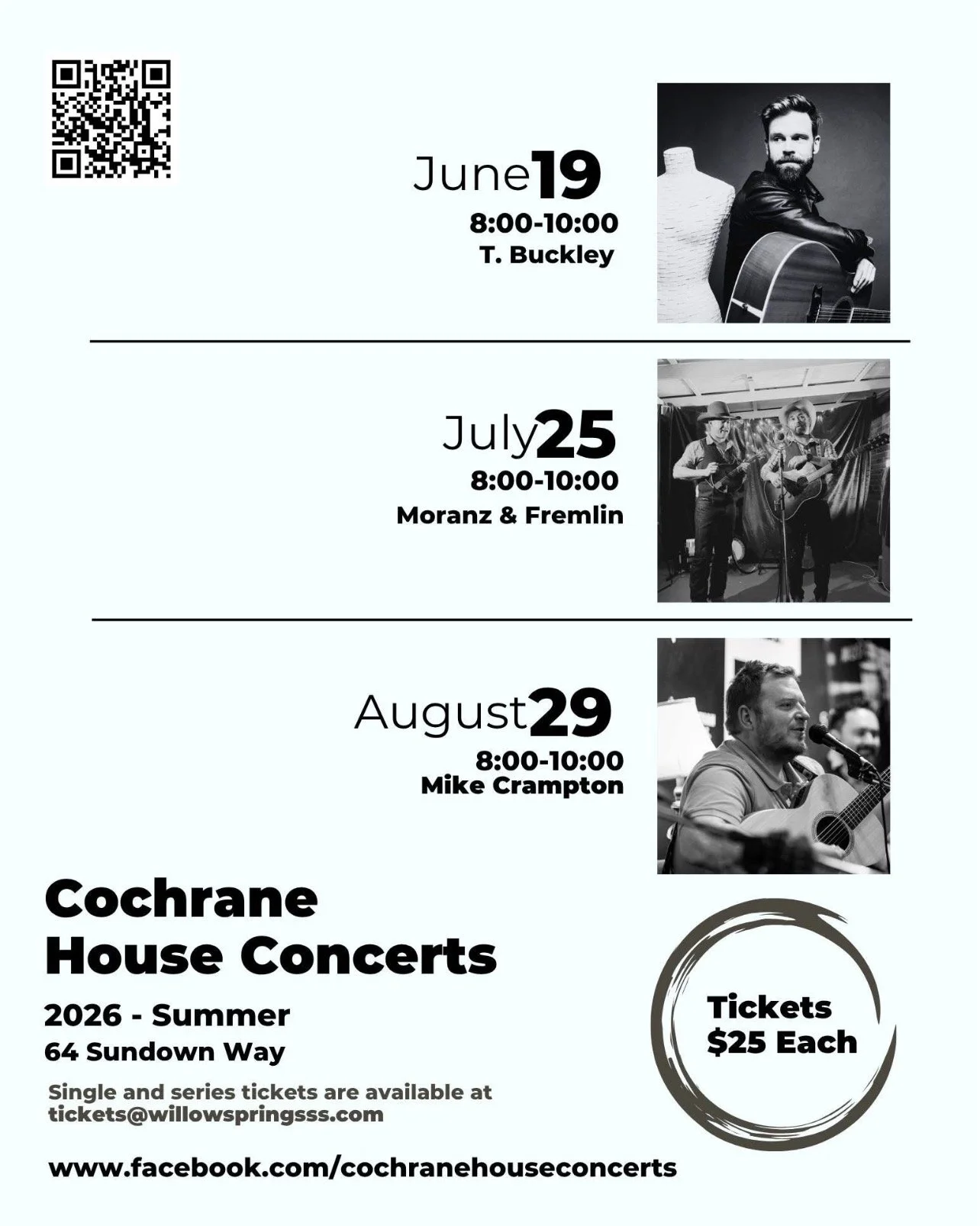 T. Buckley @ Cochrane House Concerts