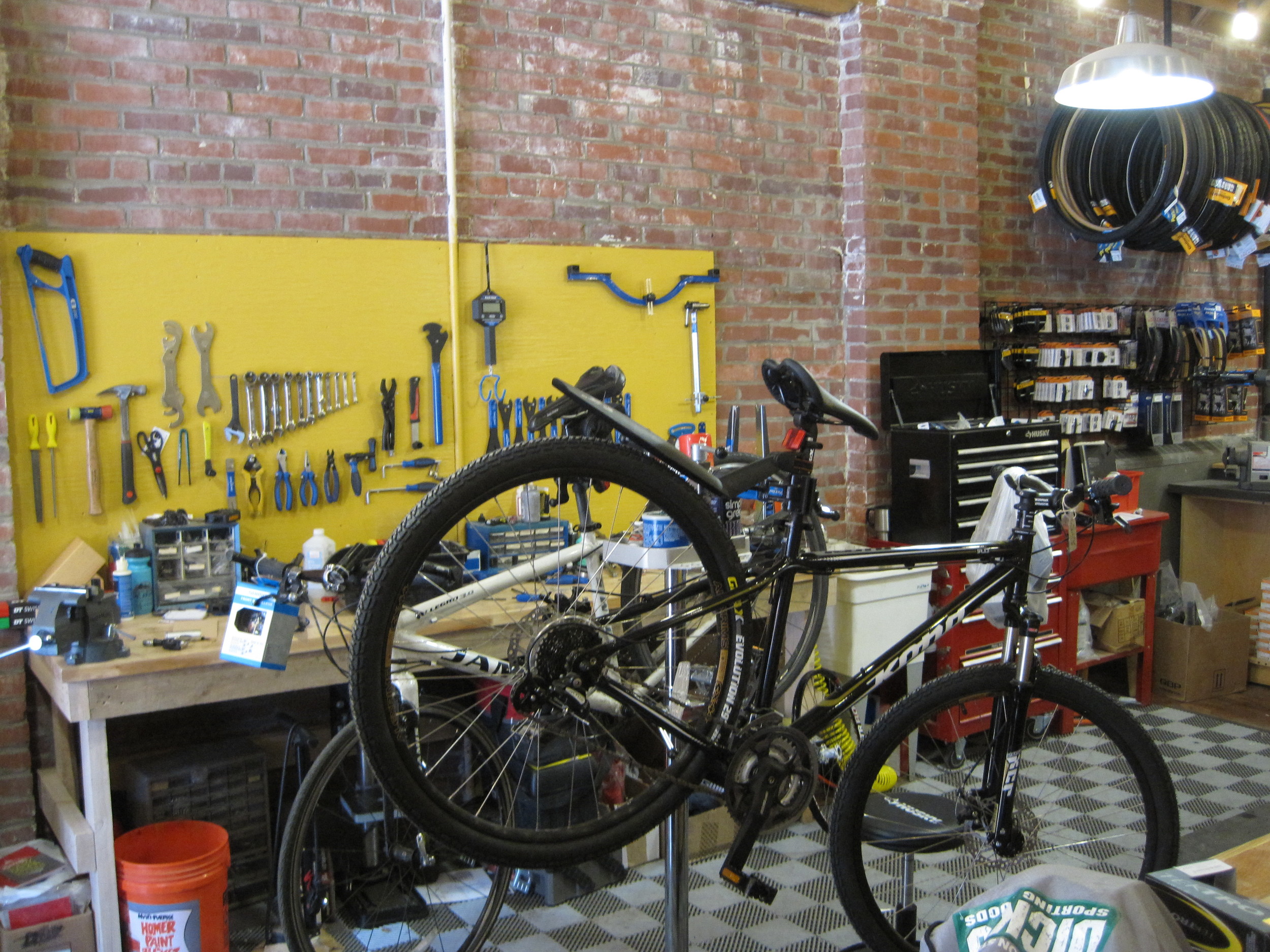 Where the repairs get done.