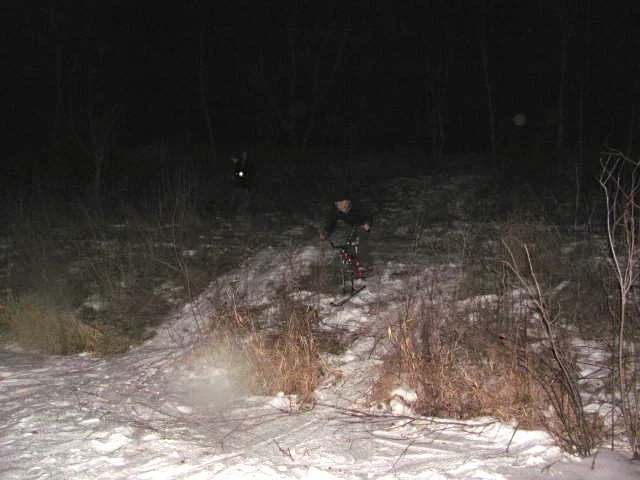 Here is Katharine ripping a janky ski bike down a hillside while the crowd watched, cheered, and jeered. Scored a 4.8, tied Aaron's score.  We were all winners!