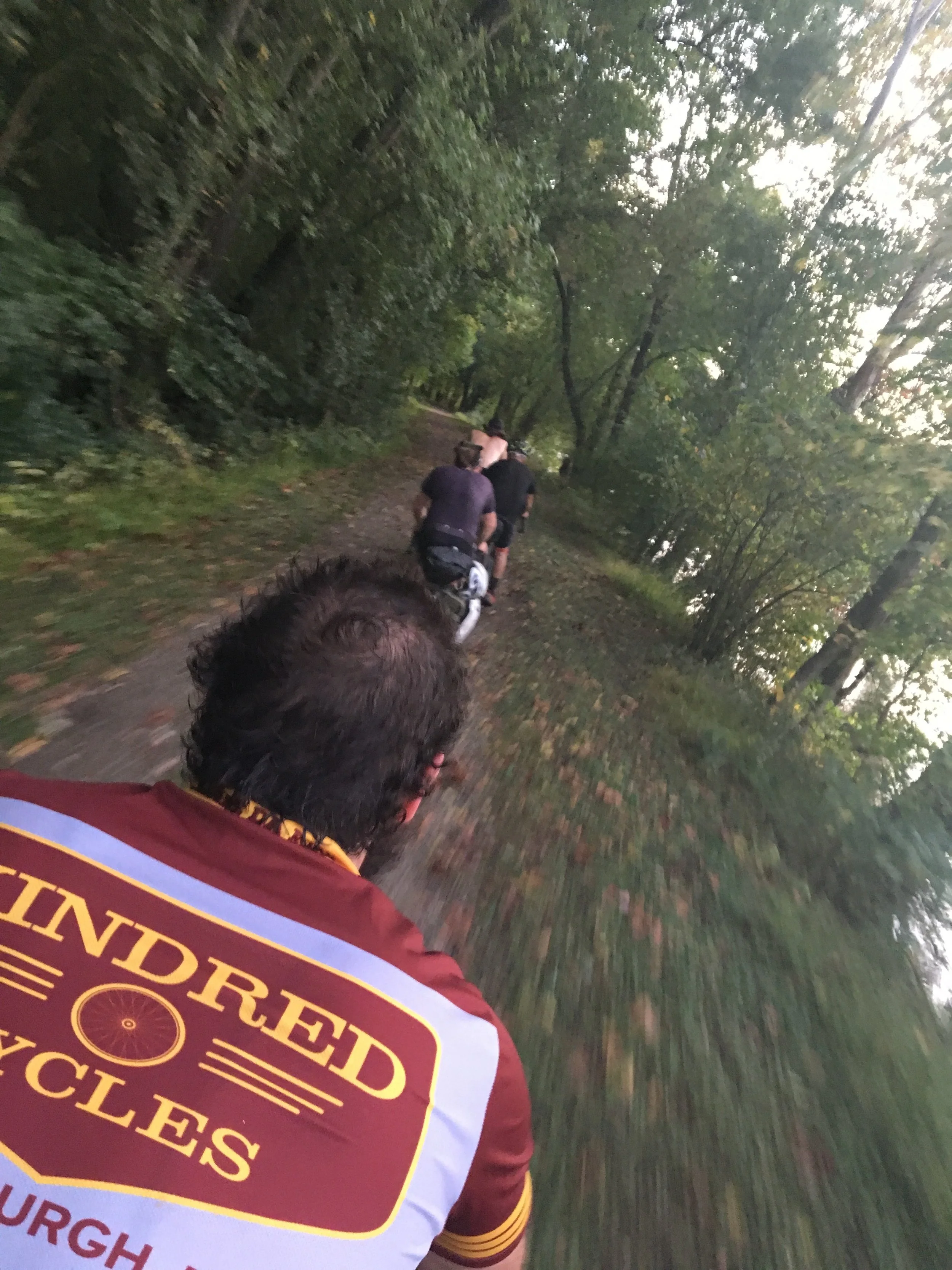 One advantage to being the stoker is free hands for pictures. Katharine took a bunch from the back of the tandem.