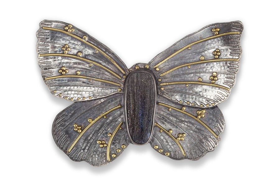 Large butterfly pin/pendant