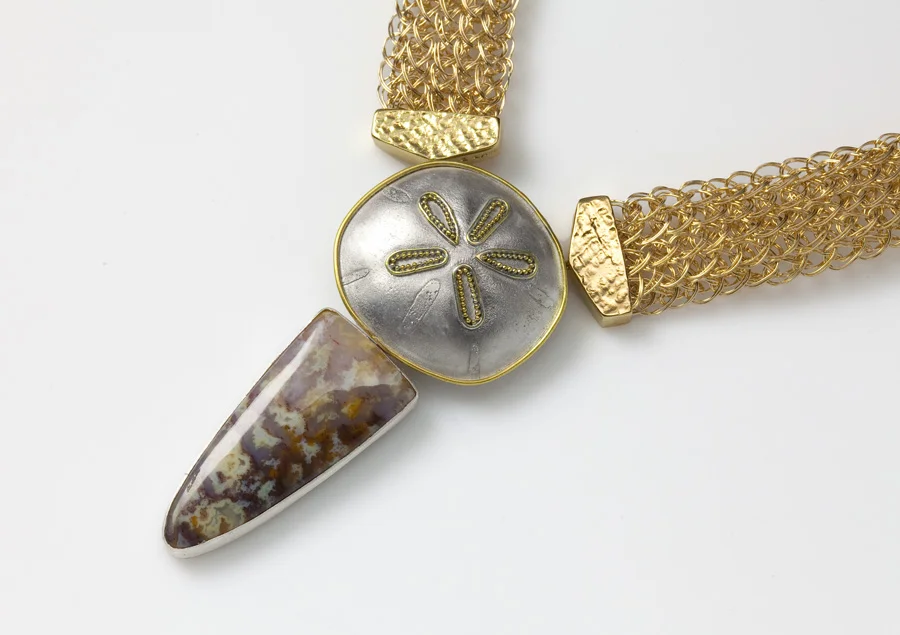 Sand dollar pin/pendant