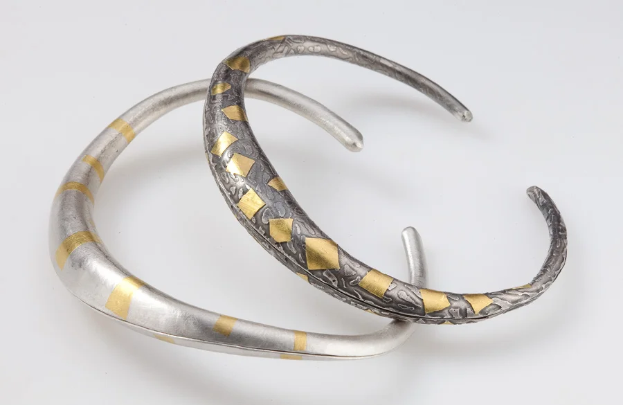 Anti-clastic Keum-boo bracelets