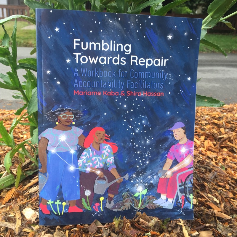 Fumbling Towards Repair: A Workbook for Community Accountability Practicioners by Mariame Kaba and Shira Hassan