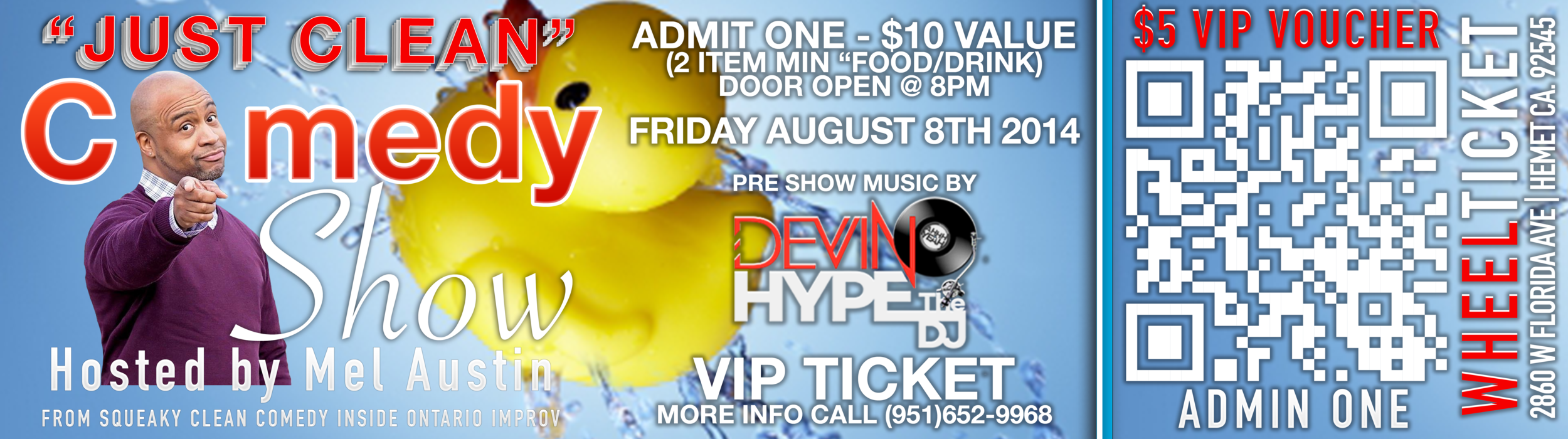Just Clean Comedy August 8th TICKET.png