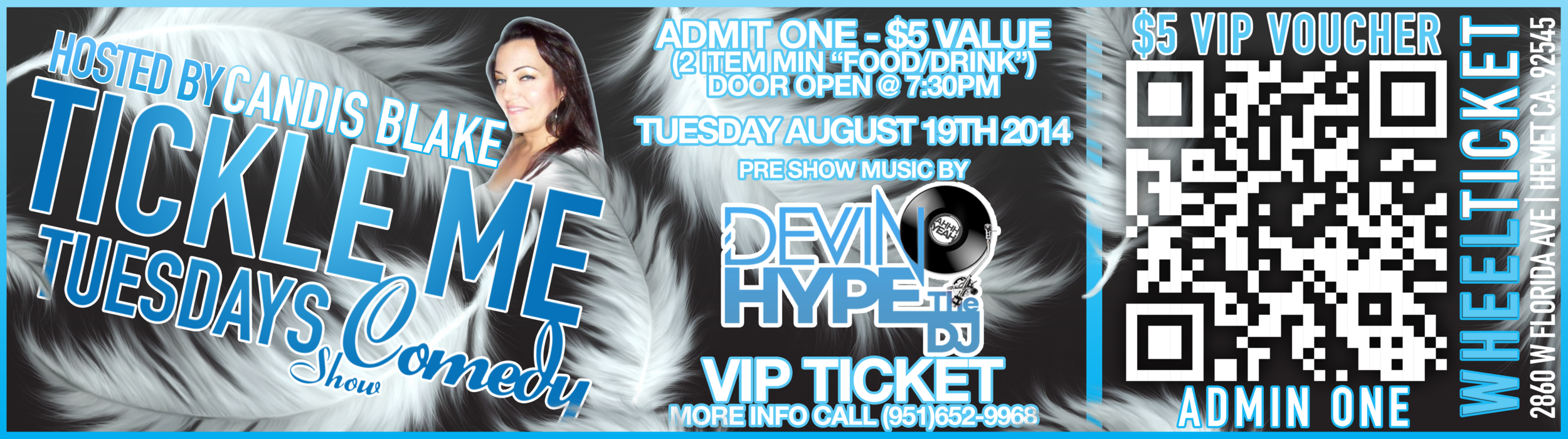 Tickle tuesday comedy show ticket August 19th.png