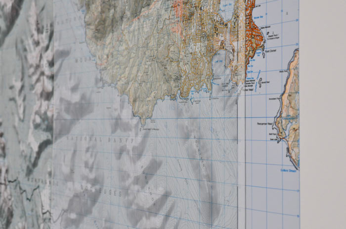 Collapsed Geographies (detail) Inkjet print on paper 2016