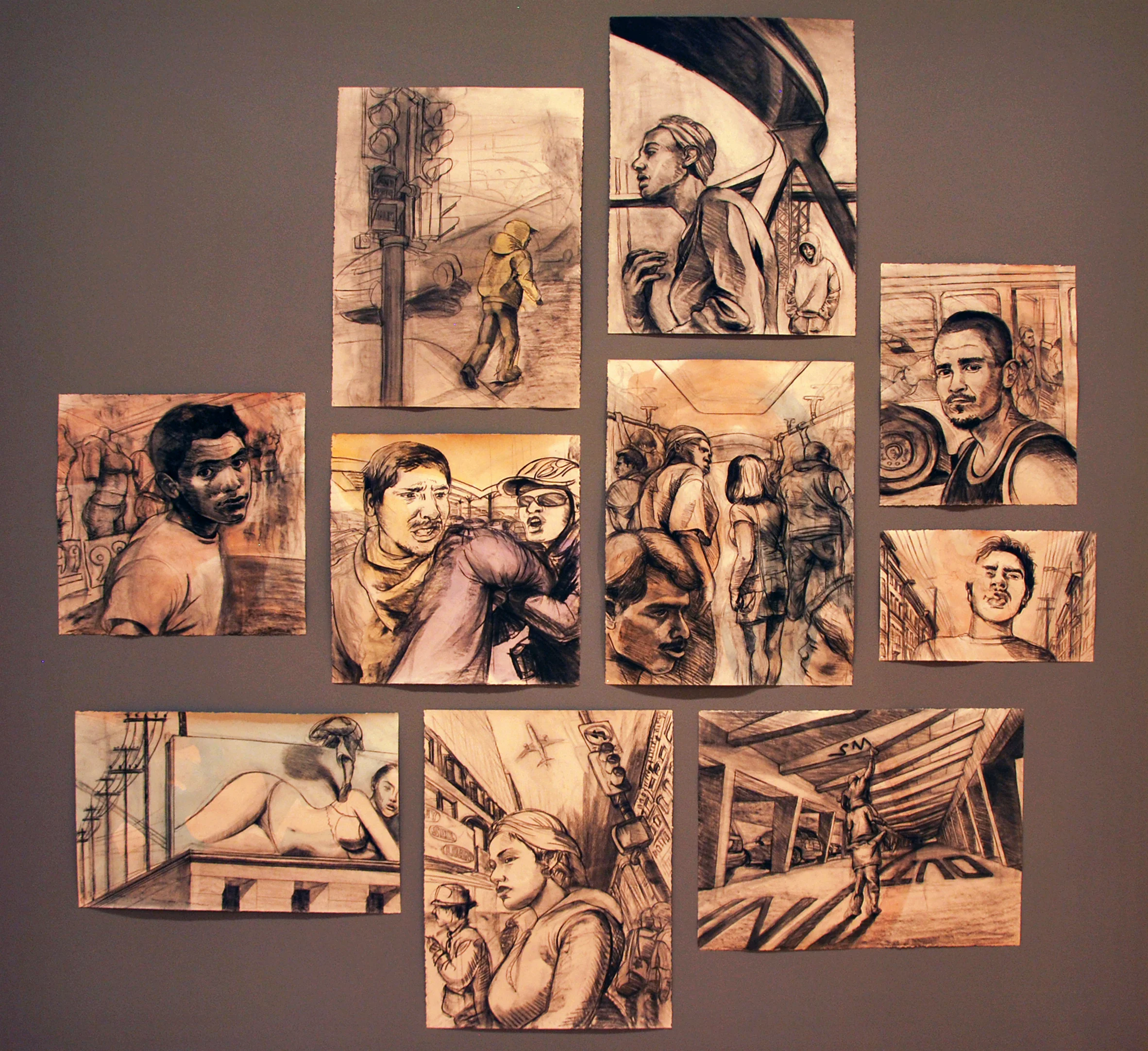 Urban America installed at Williams College Museum of Art in Williamstown, Massachusetts.