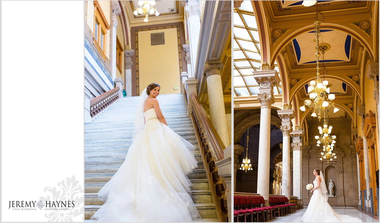 beautiful-wedding-bride-indiana-statehouse