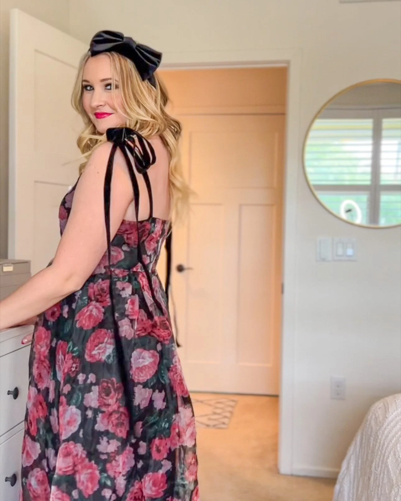 Tania Floral Organza Dress | Rented from Nuuly