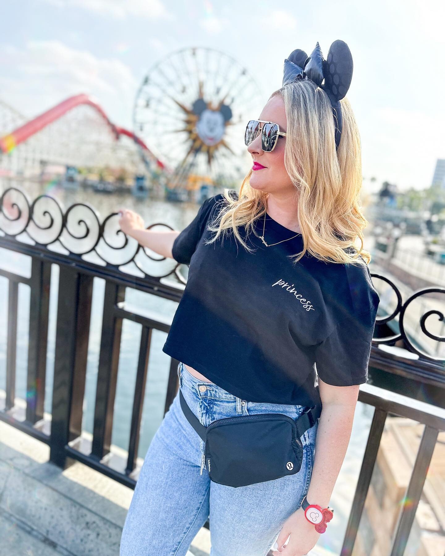 ✨ I am selling these shirts on my website ✨ I guess you can say I&rsquo;m in my online marketing era 🤣 but I&rsquo;ve resurrected my @shoponpointe Instagram account and I&rsquo;m now selling these fun PRINCESS shirts! 

This is the crop top version.
