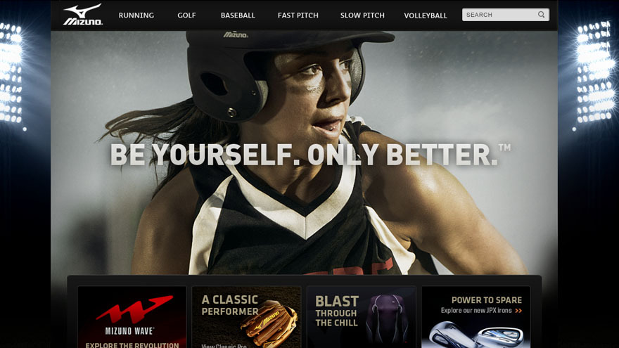 Homepage after