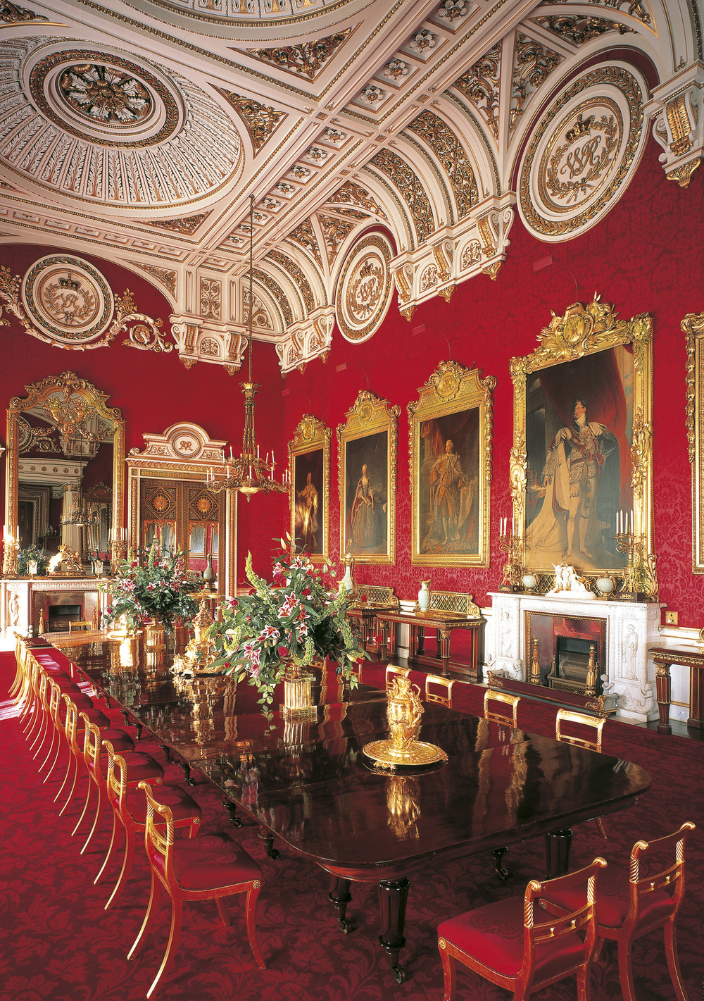  Sala Jantar Buckingham Palace 