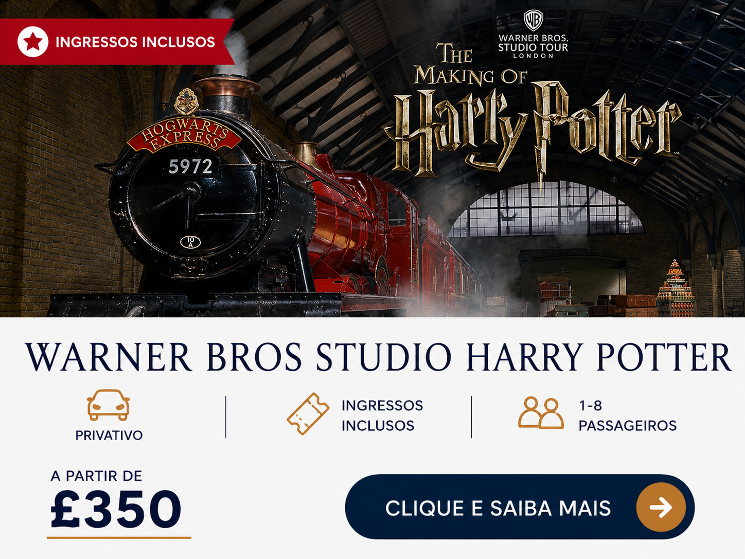 Warner Bros. Studio Harry Potter Londres