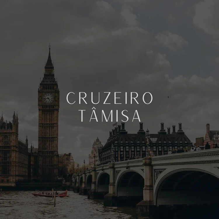 Cruzeiro pelo Tâmisa em Londres