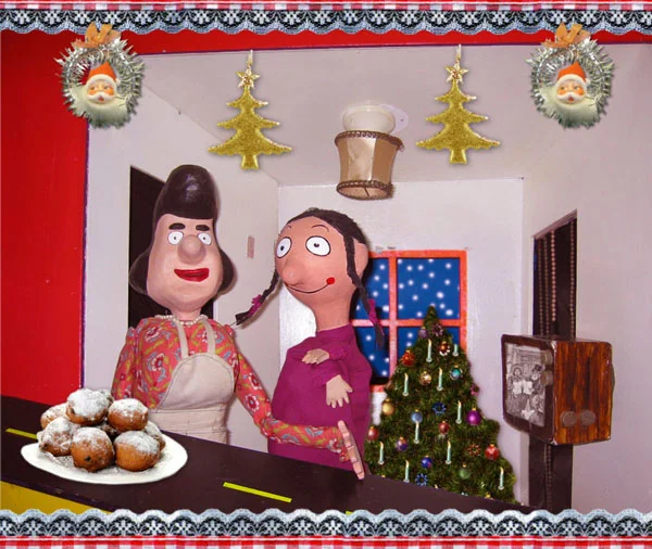 Eefje en Ferry op kerstavond bij Wintervuur van Wereldpodium