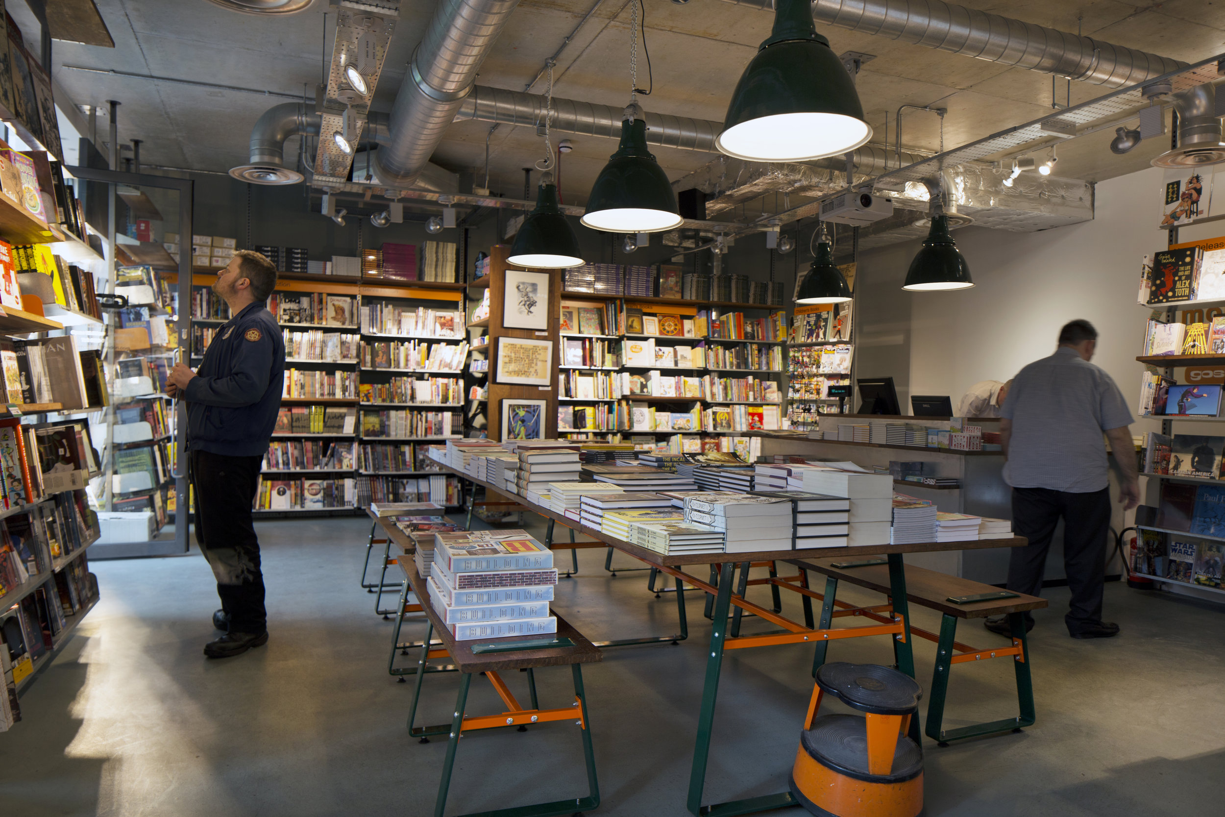  Gosh!  1 Berwick St  Gosh! Comics is an extremely well regarded and swanky comic bookshop in Soho. With 25 year of experience and knowledgeable staff, their range of graphic novels is second to none. From “translated European albums to mainstream su