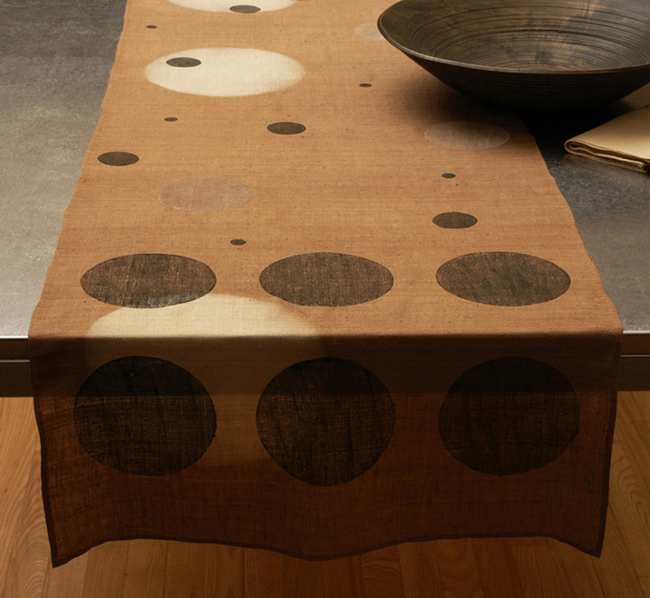 Silk table runner, 2008. Photography by Sandra Stambaugh