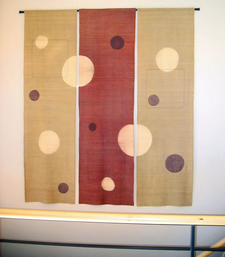 Ray project, silk panels, 2010