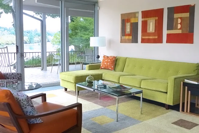 Wall textiles, Asheville 2014. Photo by Lou Stewart