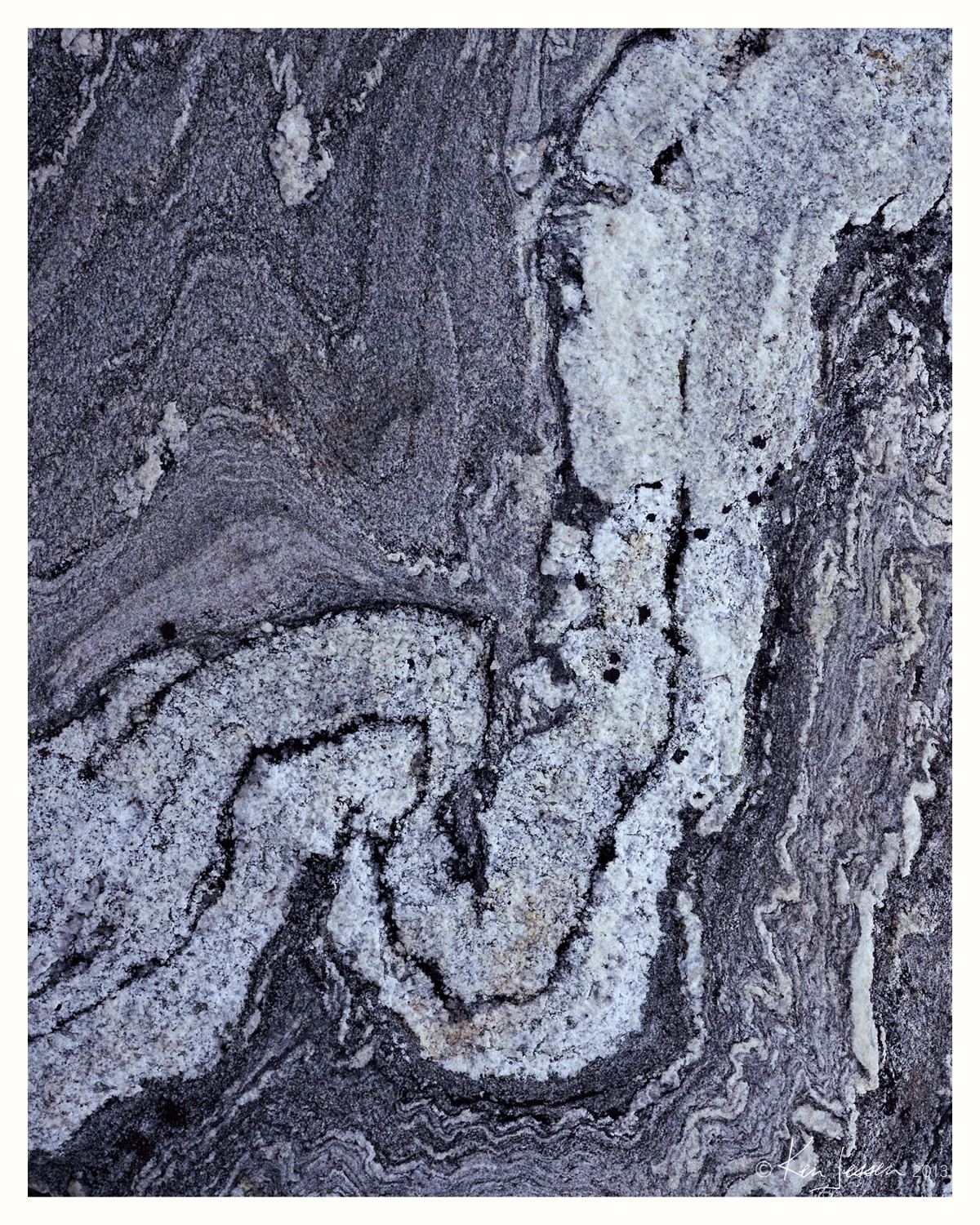 Detail, Gneiss Boulder