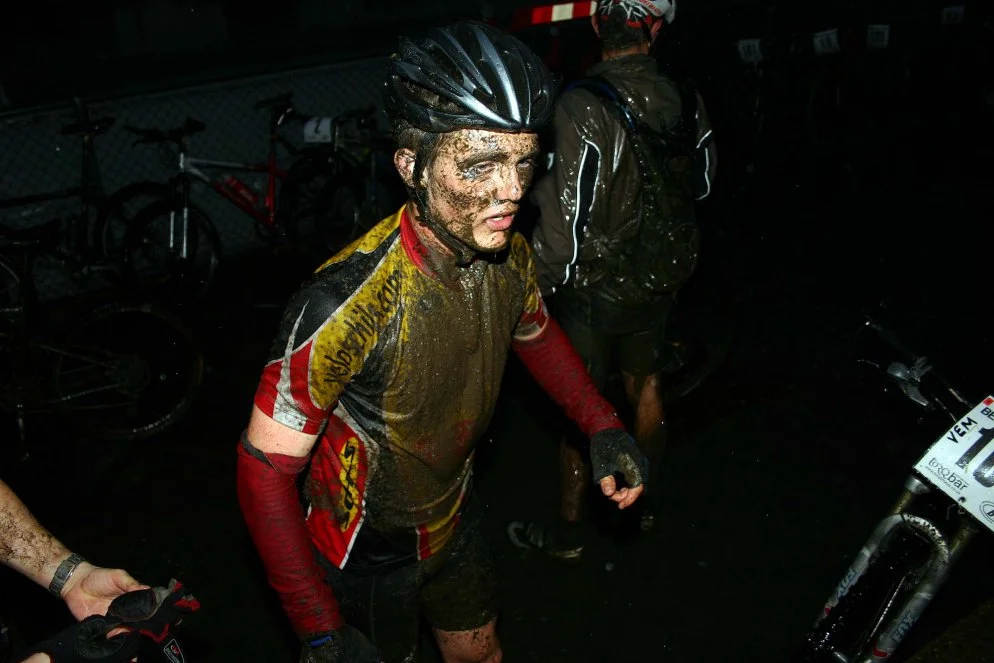 Steven Griffiths after the opening race of the 2006 Beastway MTB Series. Photo -John Mullineaux