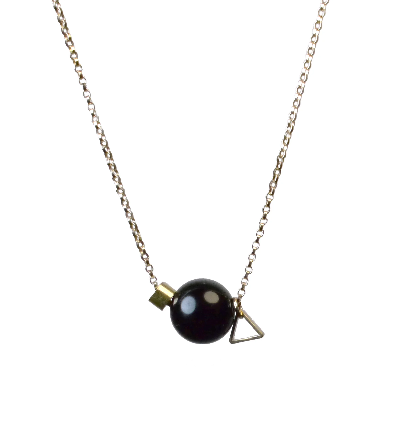 black onyx supermoon necklace