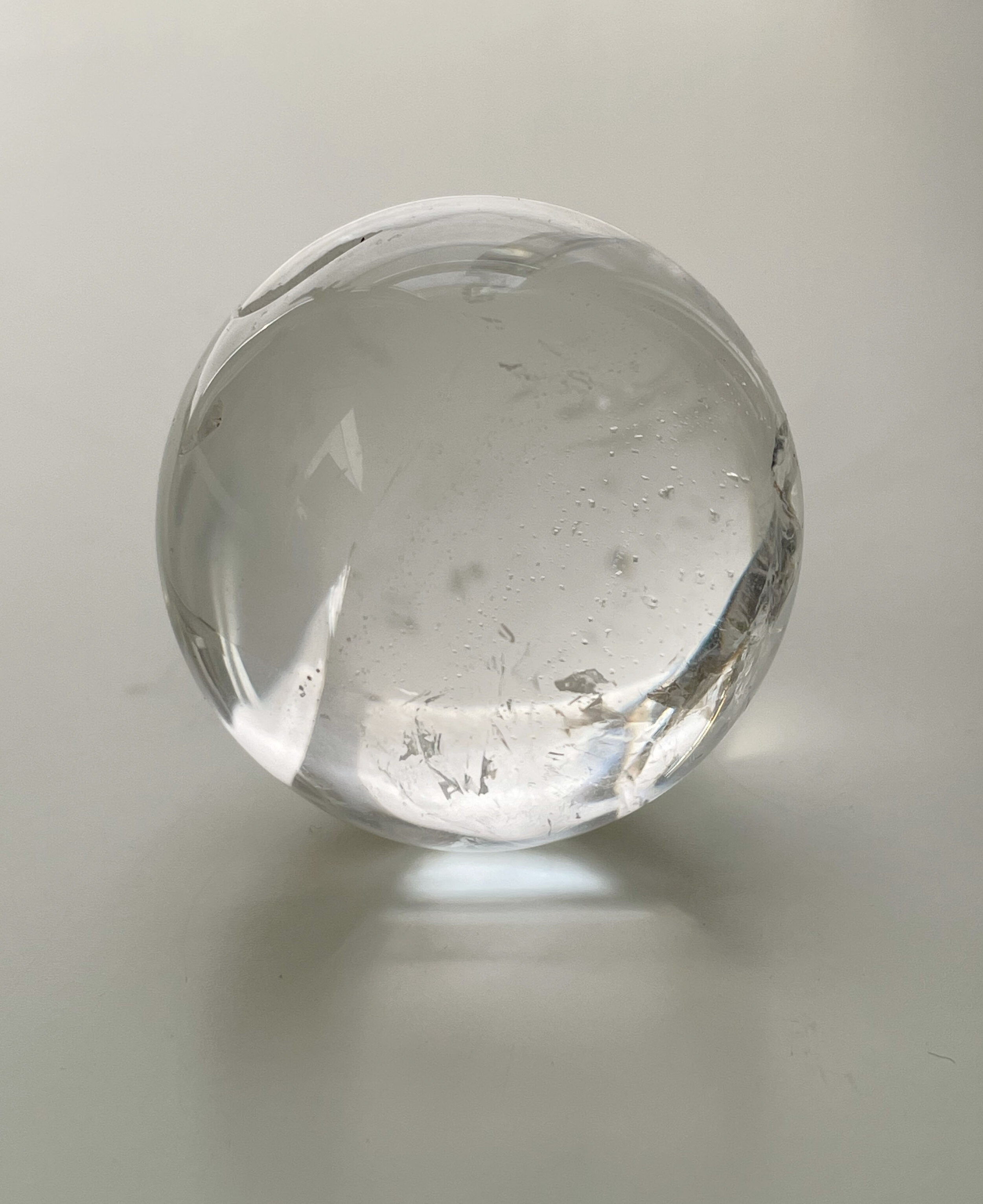 crystal quartz sphere