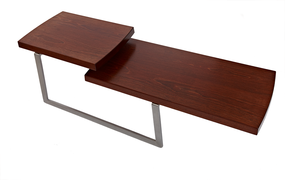 jatoba two-level coffee table