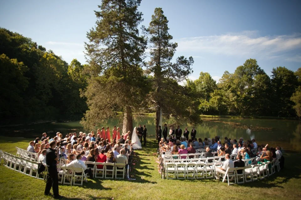 Ceremony Between Two Cedar Trees