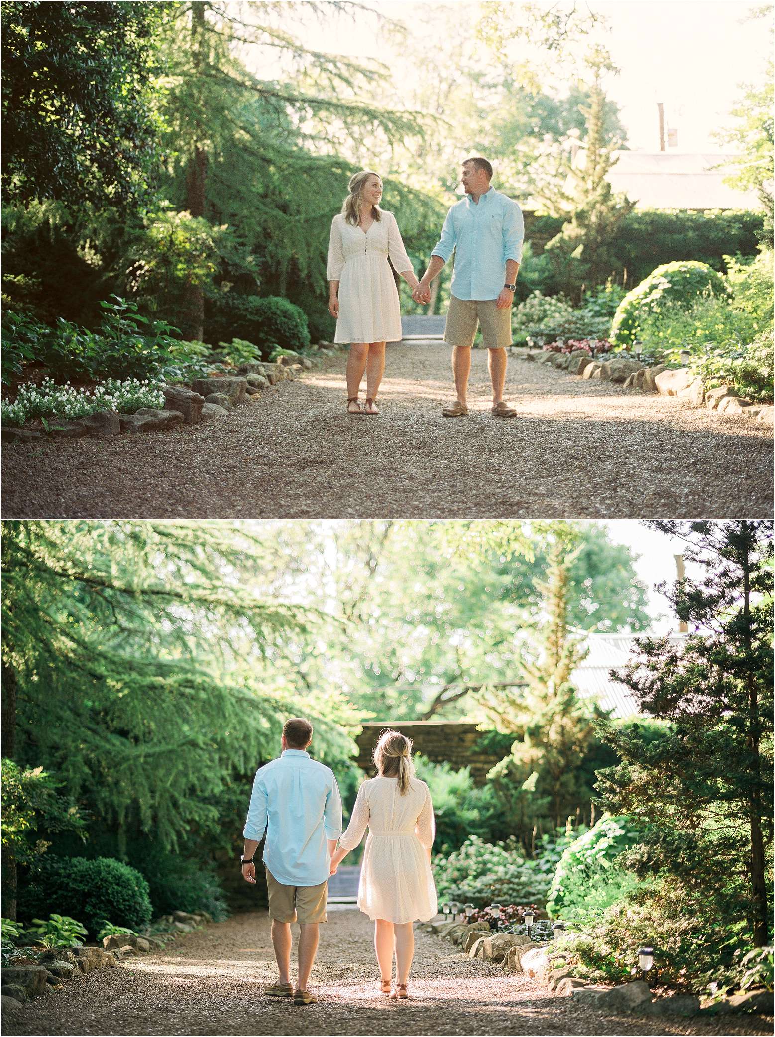 Stephanie Greg Knoxville Botanical Gardens Engagement