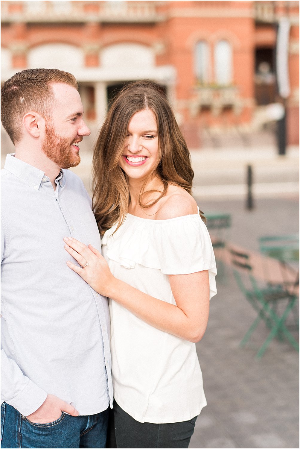 Cincinnati Roebling Bridge Engagement | Amber & Nathan | Wedding Photographer