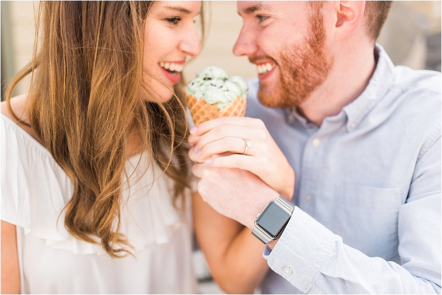 Cincinnati Schneider's Sweet Shop Engagement | Amber & Nathan | Wedding Photographer