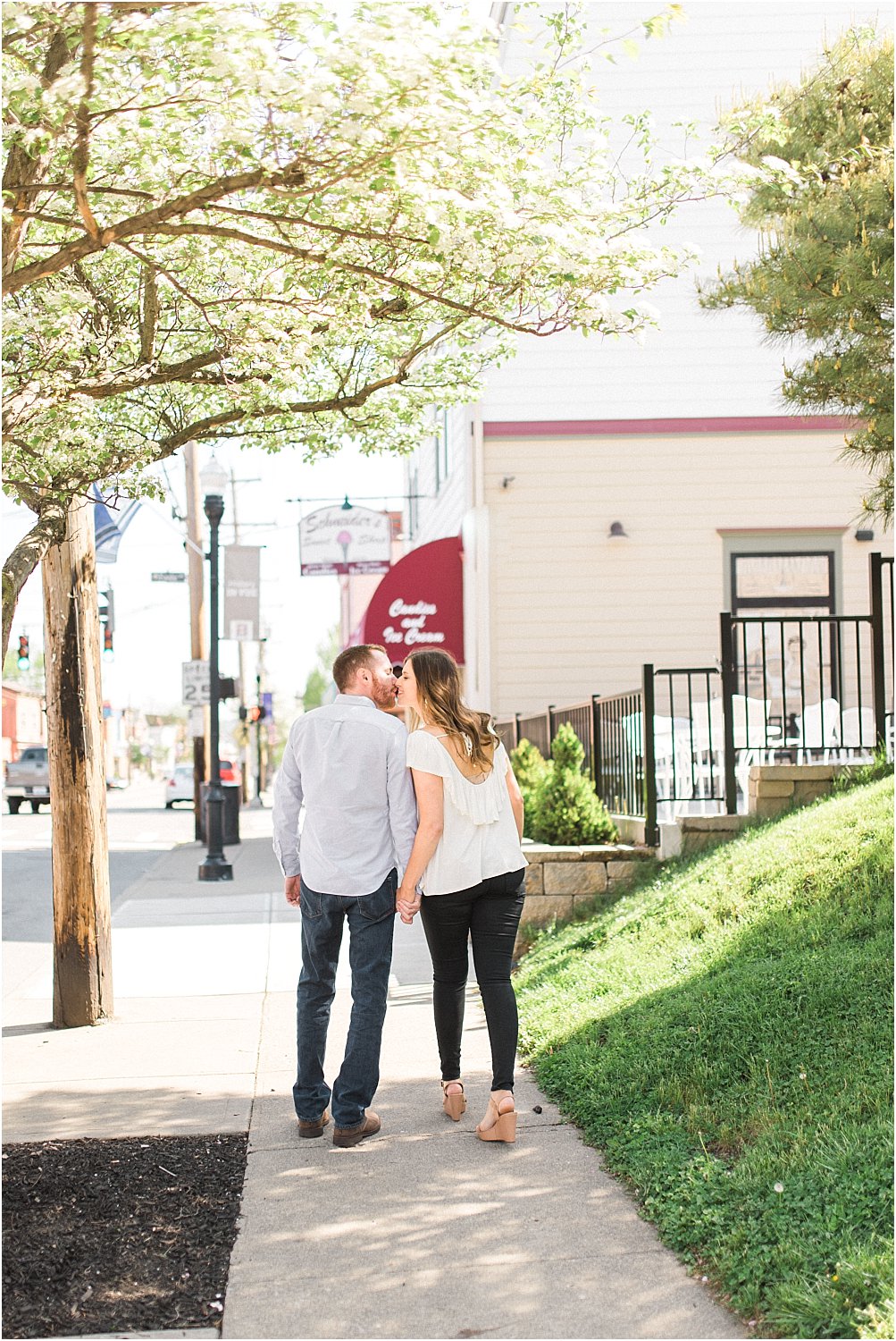 Cincinnati Schneider's Sweet Shop Engagement | Amber & Nathan | Wedding Photographer