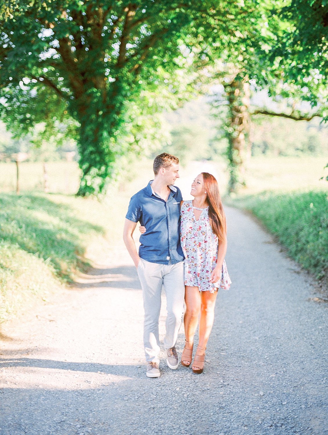 Cades Cove Smoky Mountain Engagement | Alisha & Evan | Gatlinburg Wedding Photographer