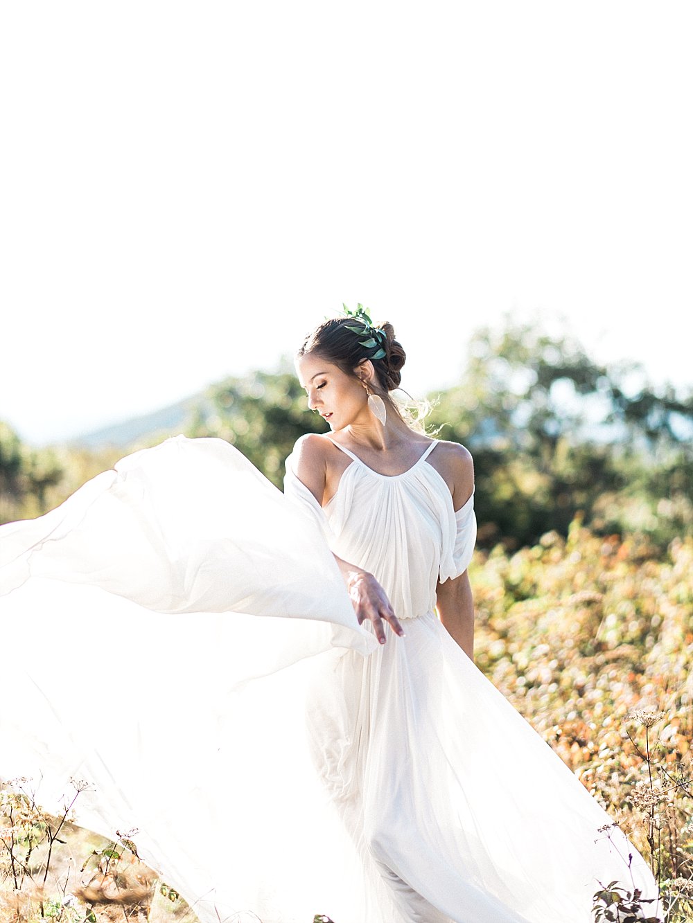 grecian goddess bridal-craggy mountains-asheville-black moutain | Asheville Wedding Photographer