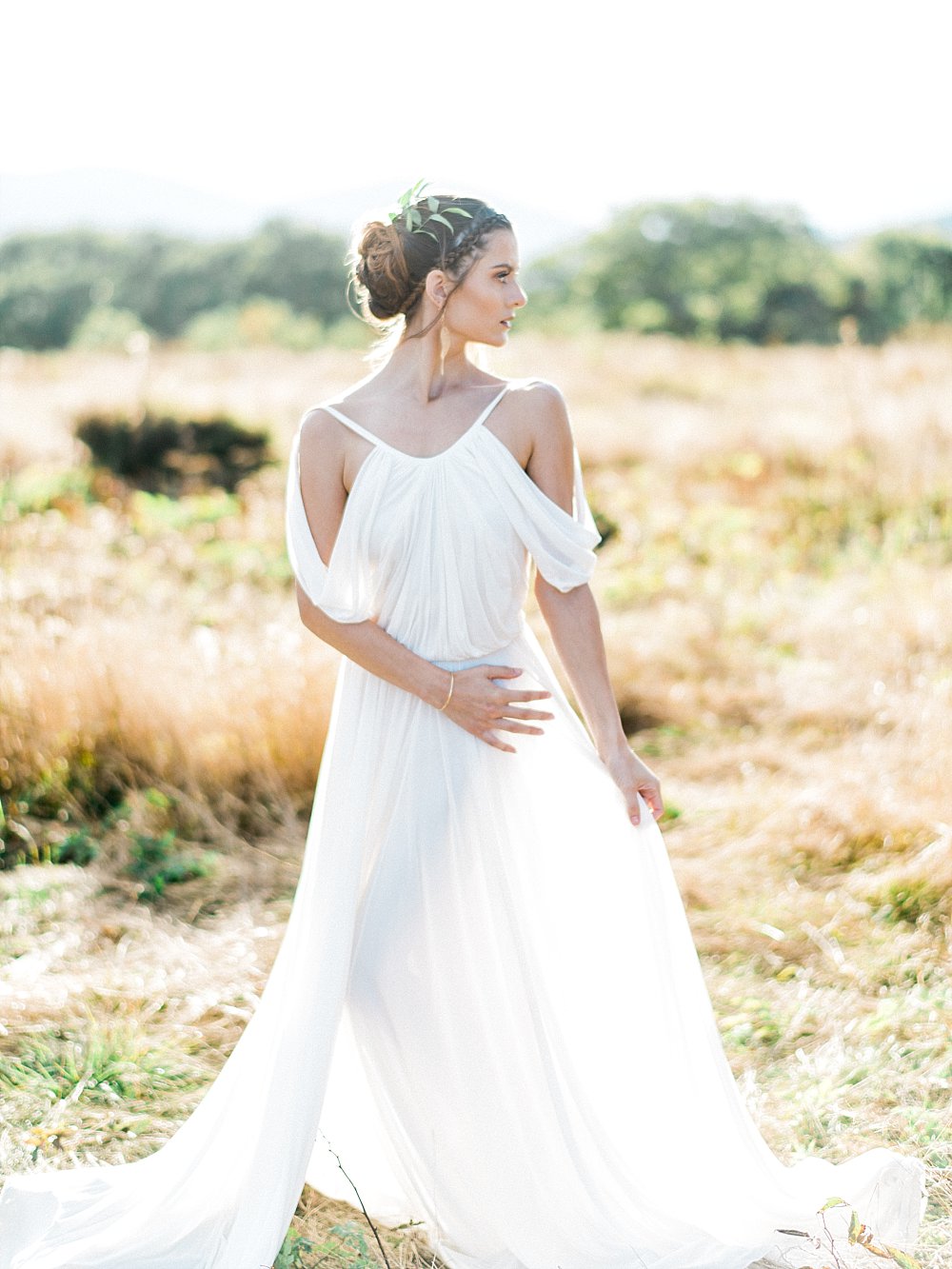 grecian goddess bridal-craggy mountains-asheville-black moutain | Asheville Wedding Photographer