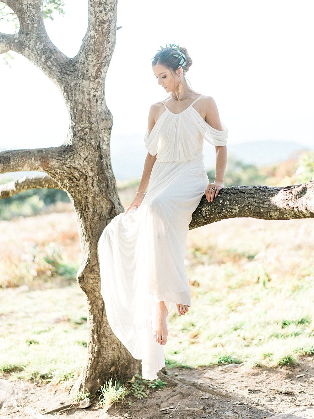 grecian goddess bridal-craggy mountains-asheville-black moutain | Asheville Wedding Photographer