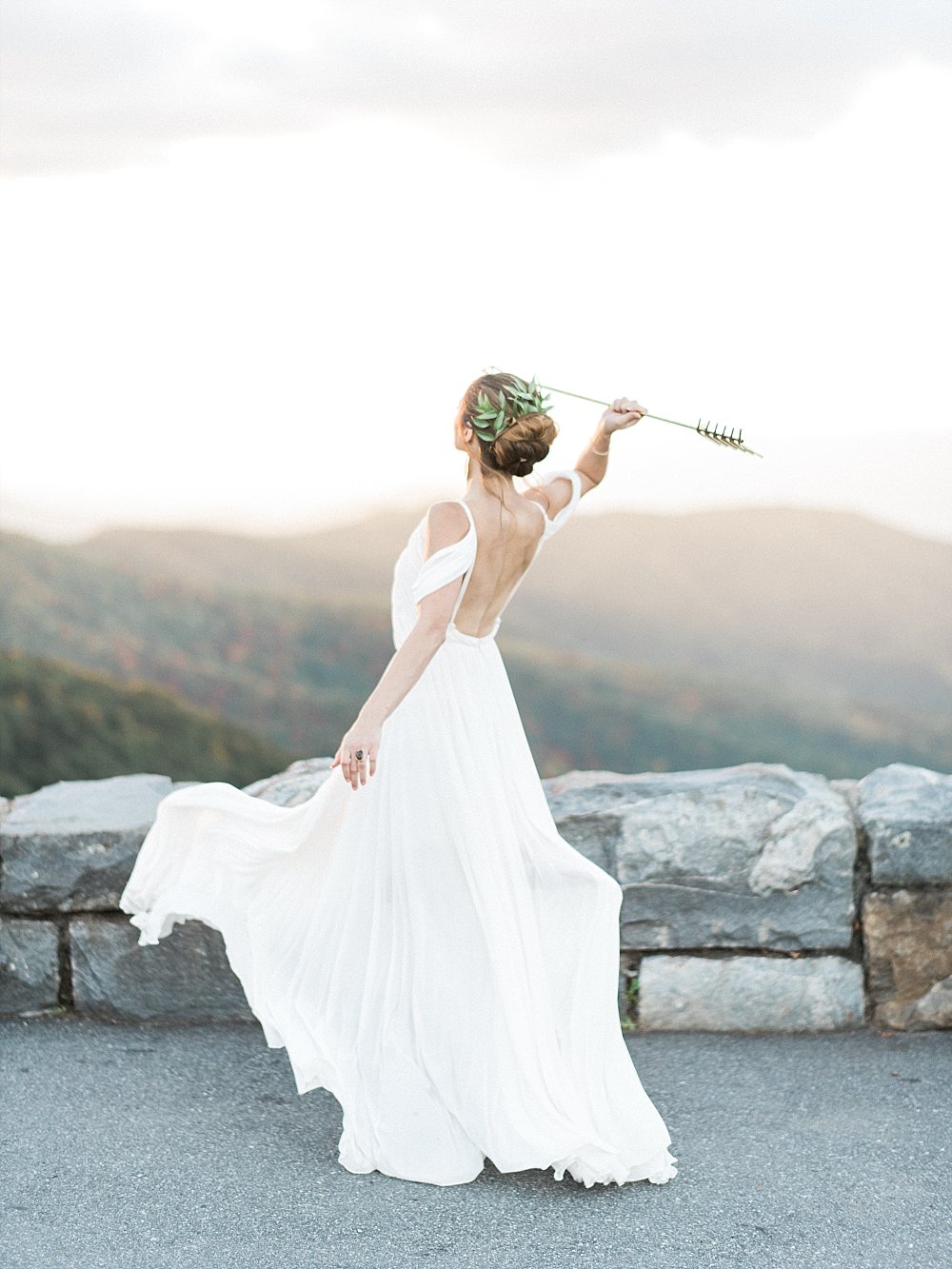 grecian goddess bridal-craggy mountains-asheville-black moutain | Asheville Wedding Photographer