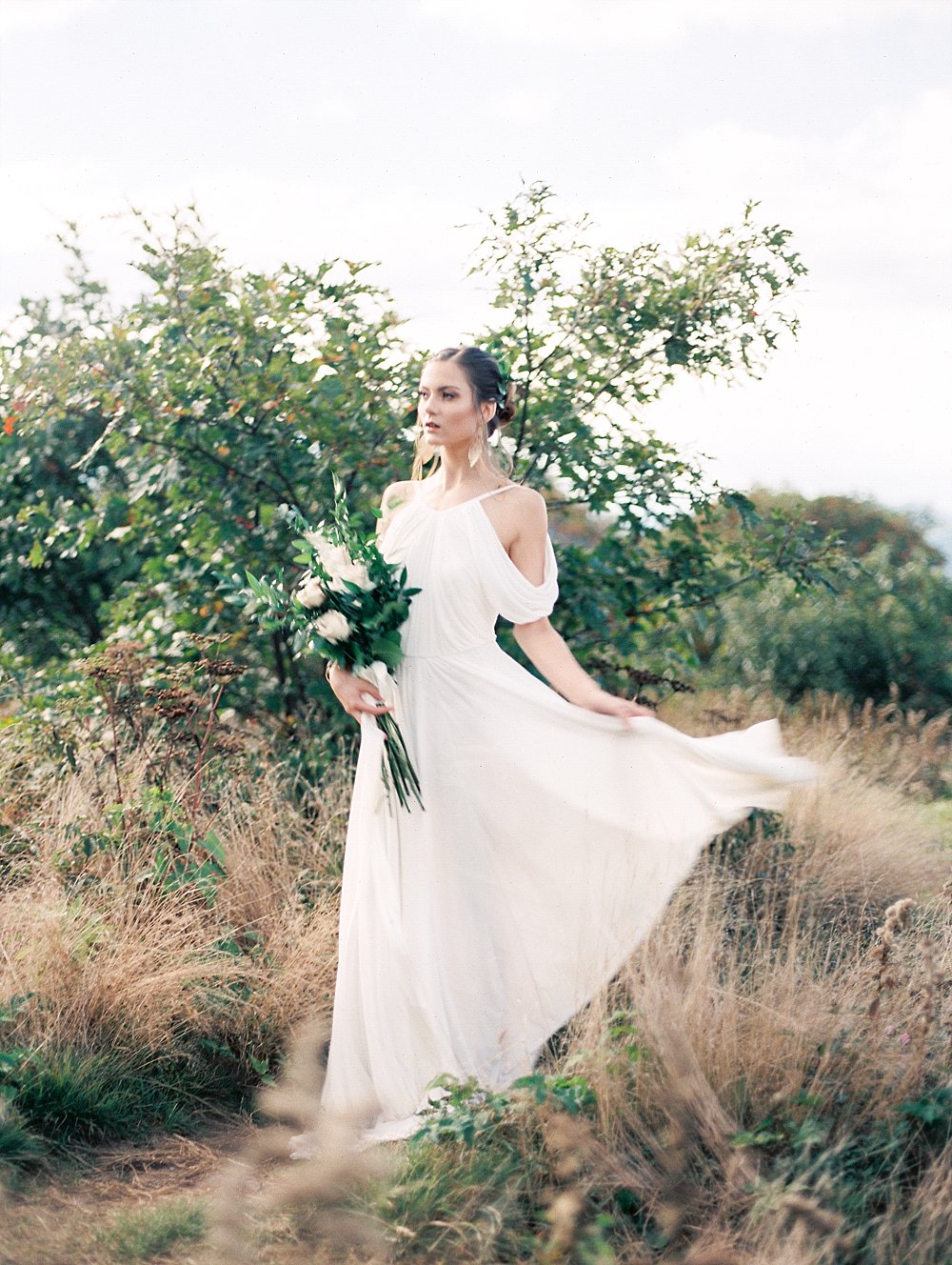 grecian goddess bridal-craggy mountains-asheville-black moutain | Asheville Wedding Photographer