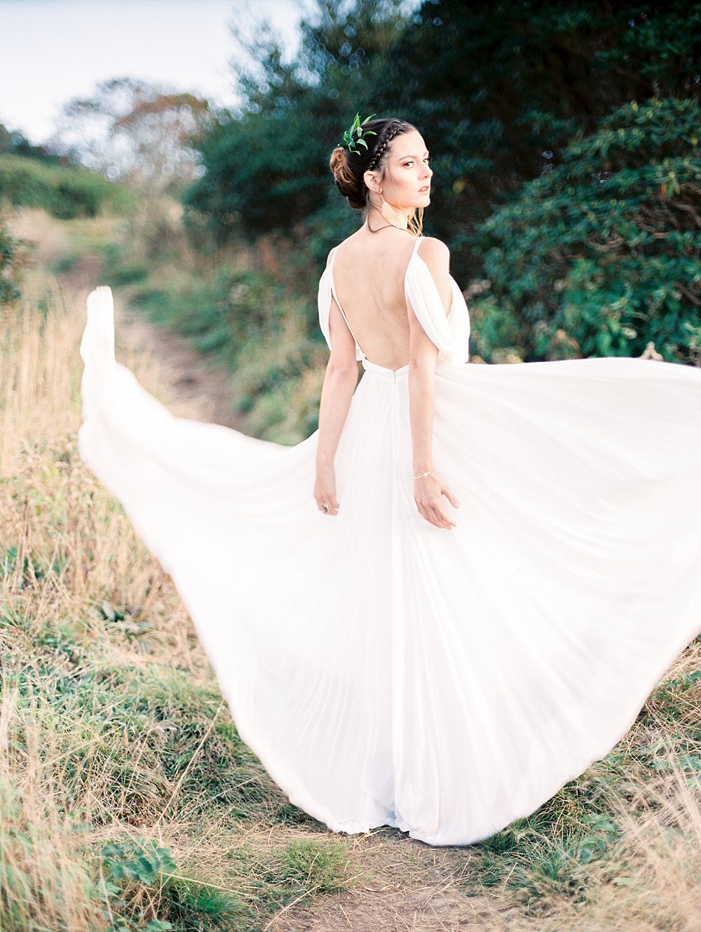 grecian goddess bridal-craggy mountains-asheville-black moutain | Asheville Wedding Photographer