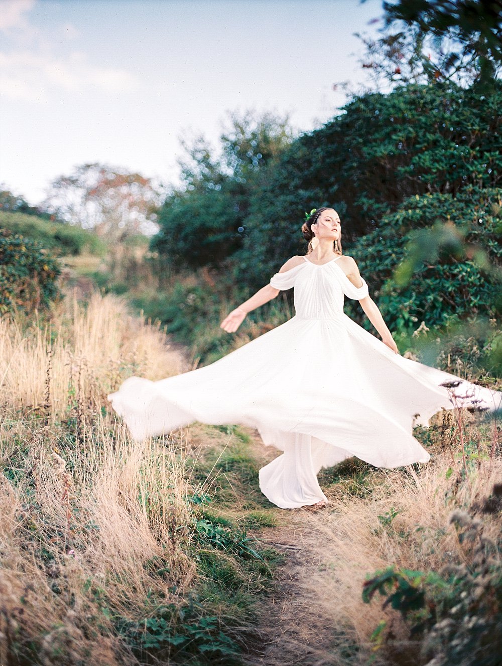 grecian goddess bridal-craggy mountains-asheville-black moutain | Asheville Wedding Photographer