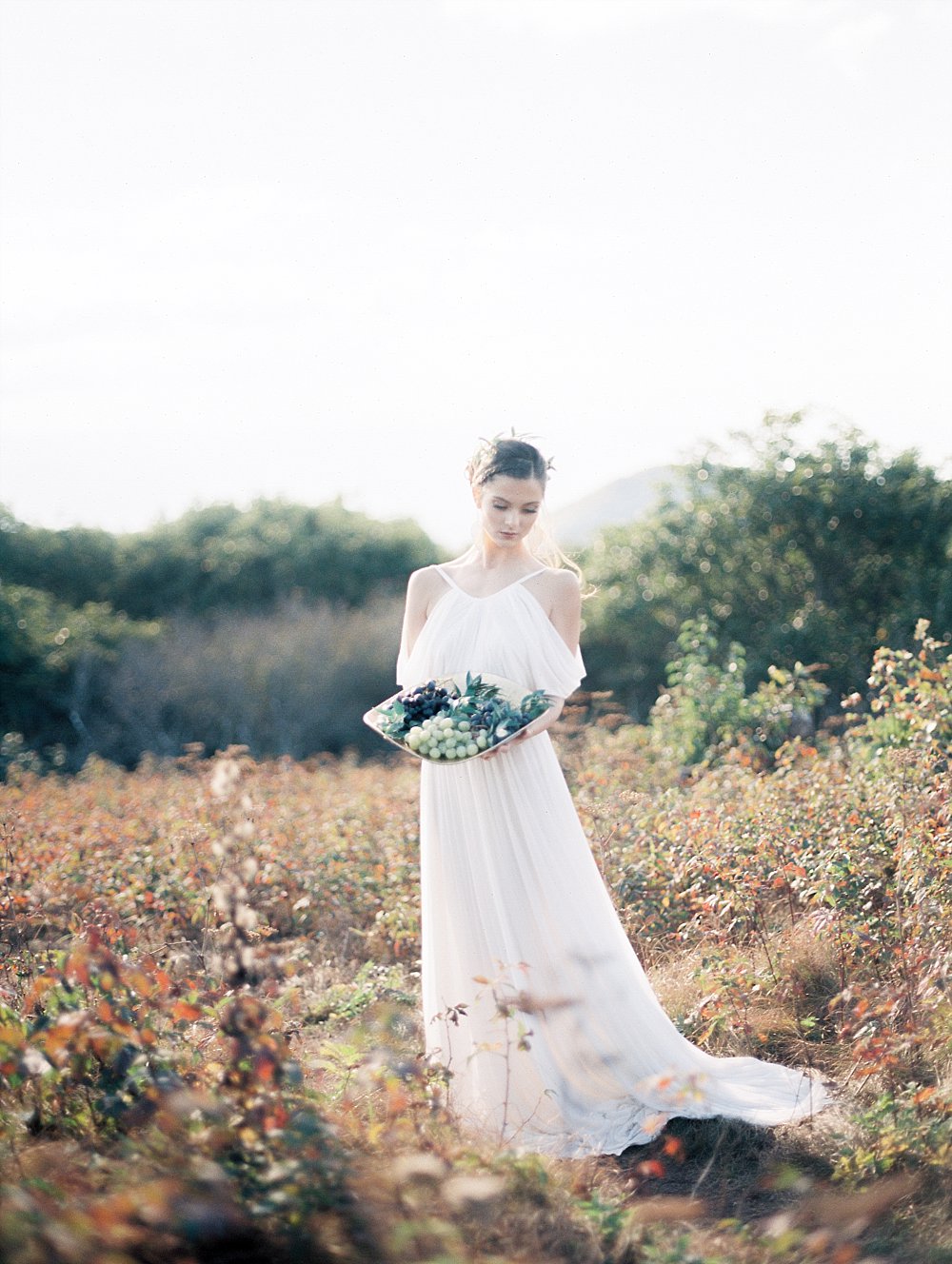 grecian goddess bridal-craggy mountains-asheville-black moutain | Asheville Wedding Photographer