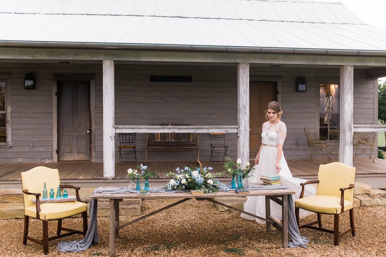 Tsali Notch Vineyard Wedding | Styled shoot | lace wedding dress | Flowy dress | portra 400 | film photography | Vineyard Wedding