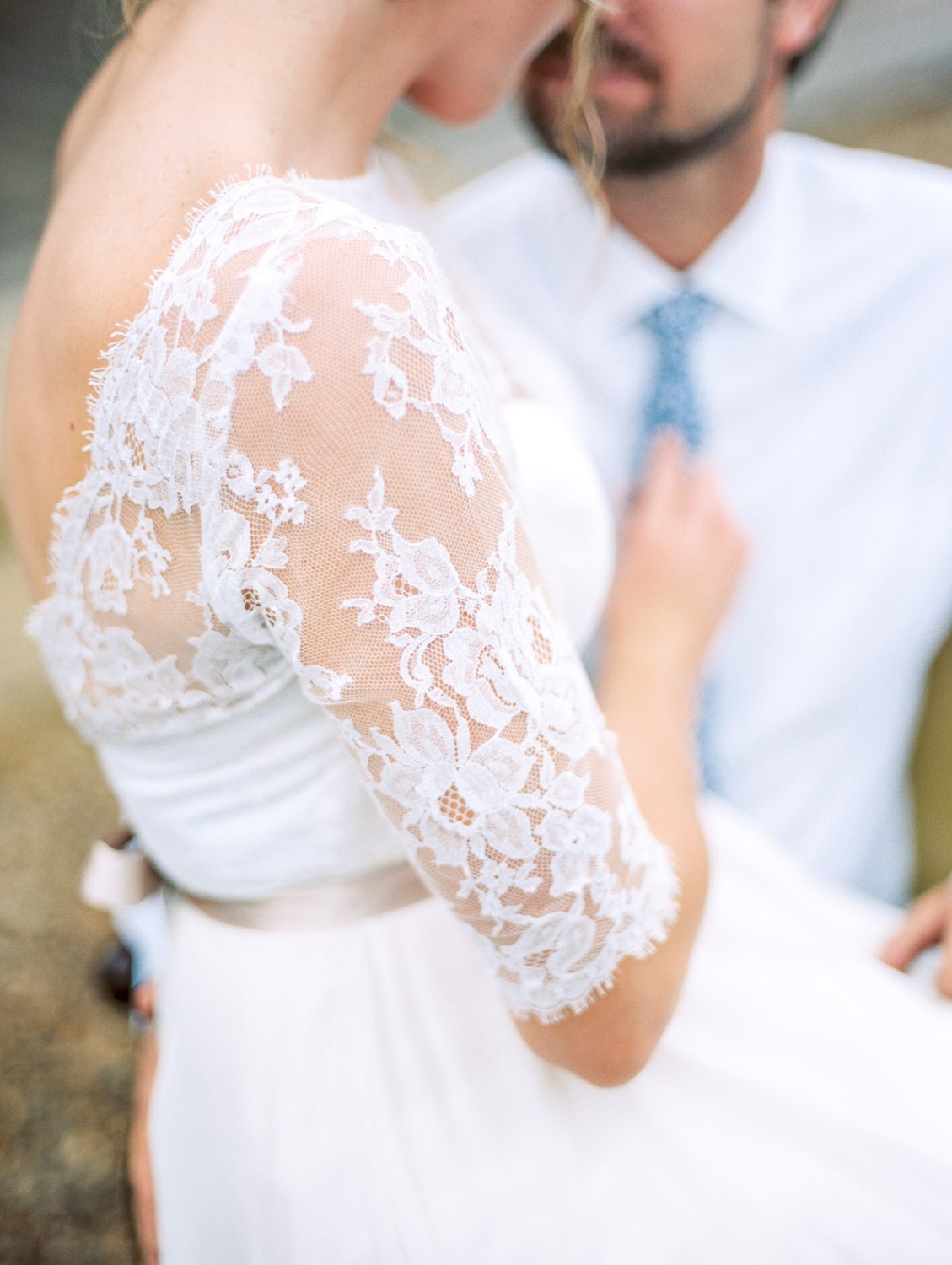 Tsali Notch Vineyard Wedding | Styled shoot | lace wedding dress | Flowy dress | portra 400 | film photography | Vineyard Wedding