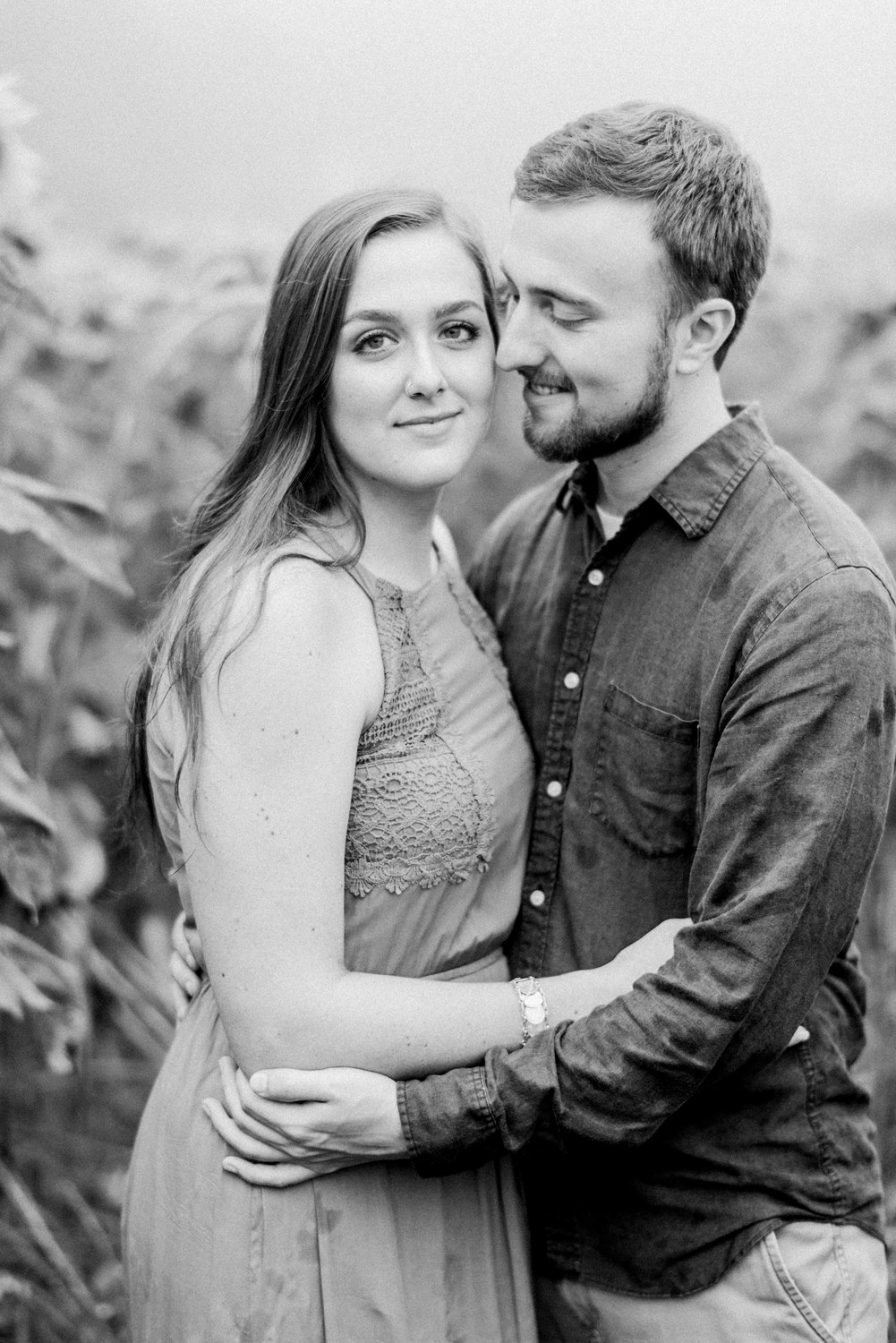 Forks of the River Sunflower Engagement - Sarah Beth + Josh — Knoxville ...