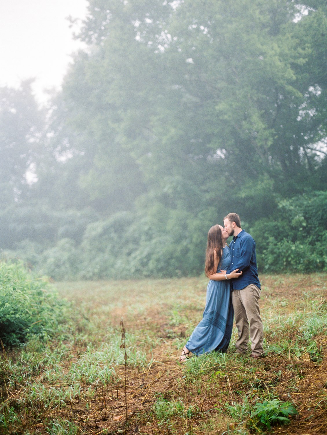 Forks of the River Sunflower Engagement | Knoxville Wedding Photographer