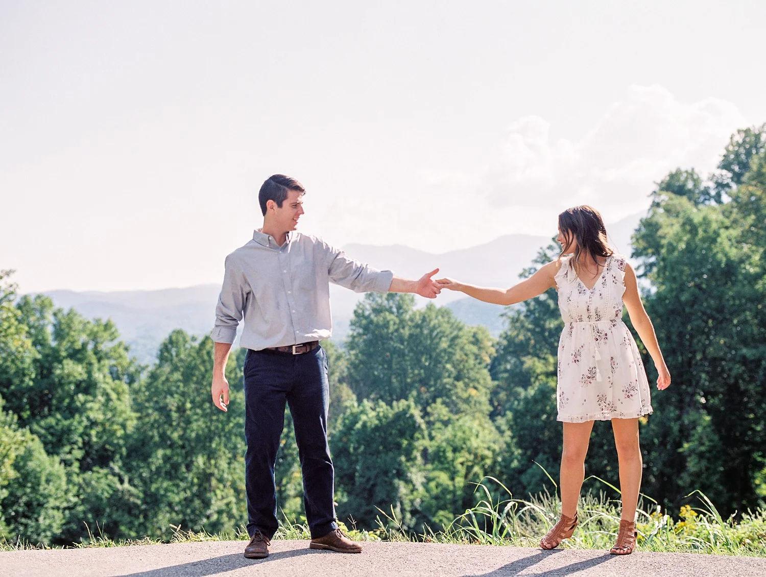 The Sinks & Gatlinburg Engagement | Emily & James