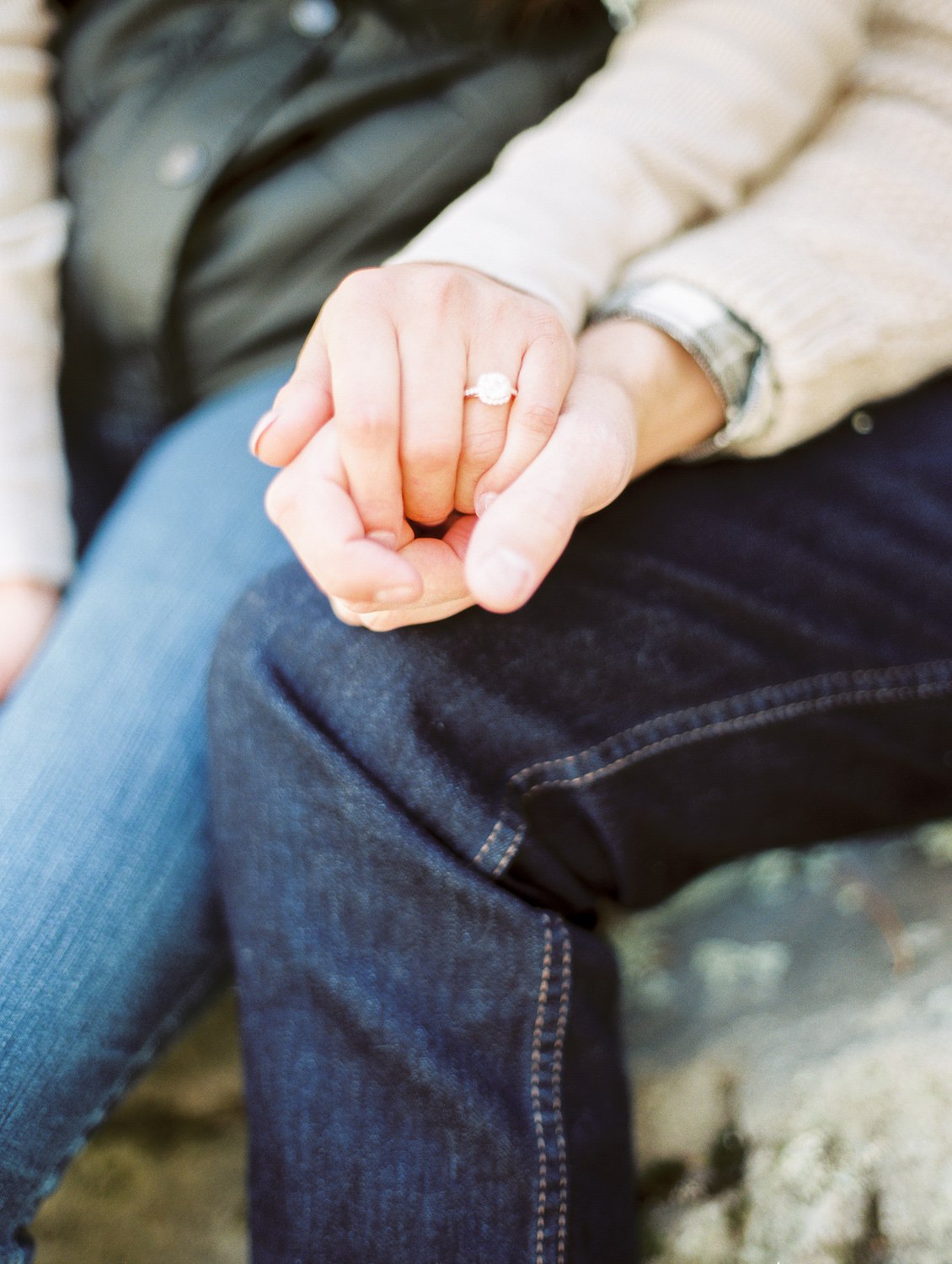 Elkmont | Spence Cabin Engagement | Stephanie & Addison