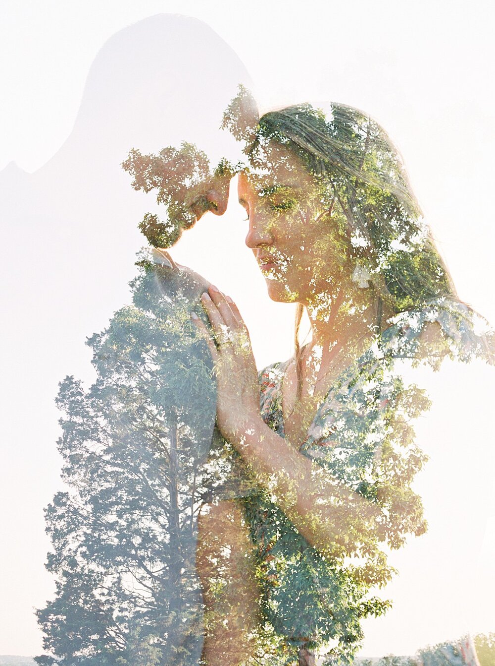 double-exposure-intimate-moment-windriver-tellico-lake-engagement-kristi&amp;jeff